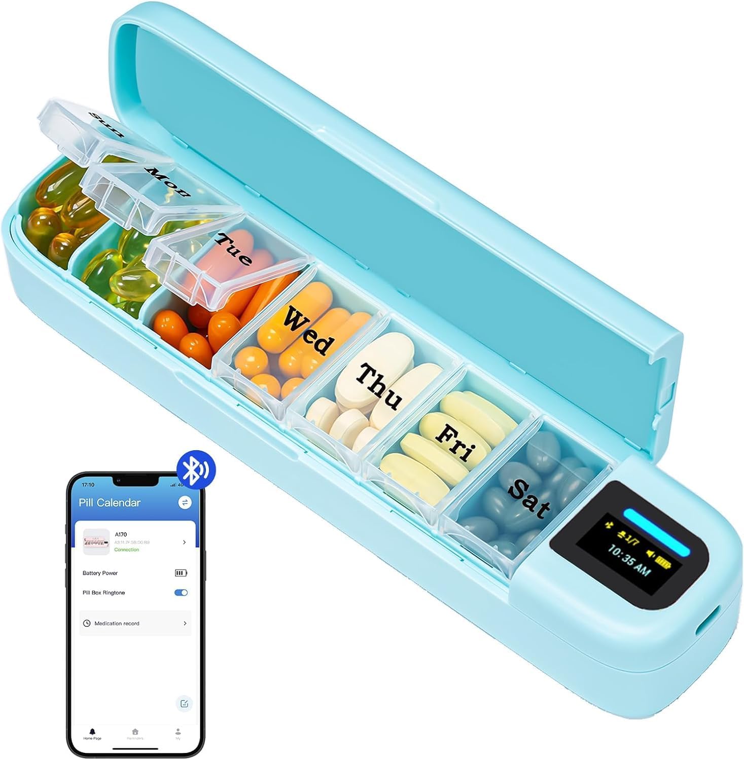 Medicine Cabinet Lock - Inteligentny organizer na leki z alarmem