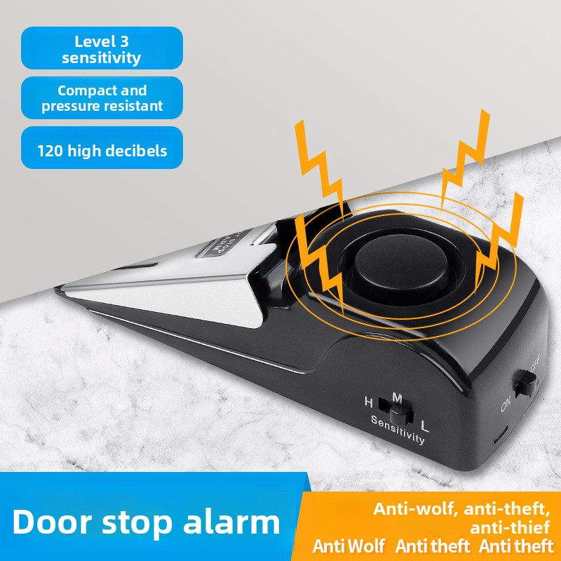 Door Stop Alarm - Zabezpieczenie drzwi dla kobiet, urządzenie antykolizyjne,
