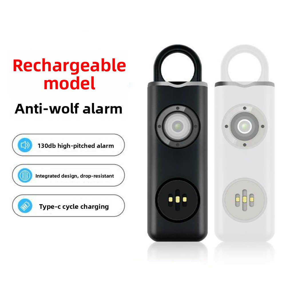 Personal Alarm Keychain - Osobisty alarm dźwiękowy 130 dB, bezpieczny,