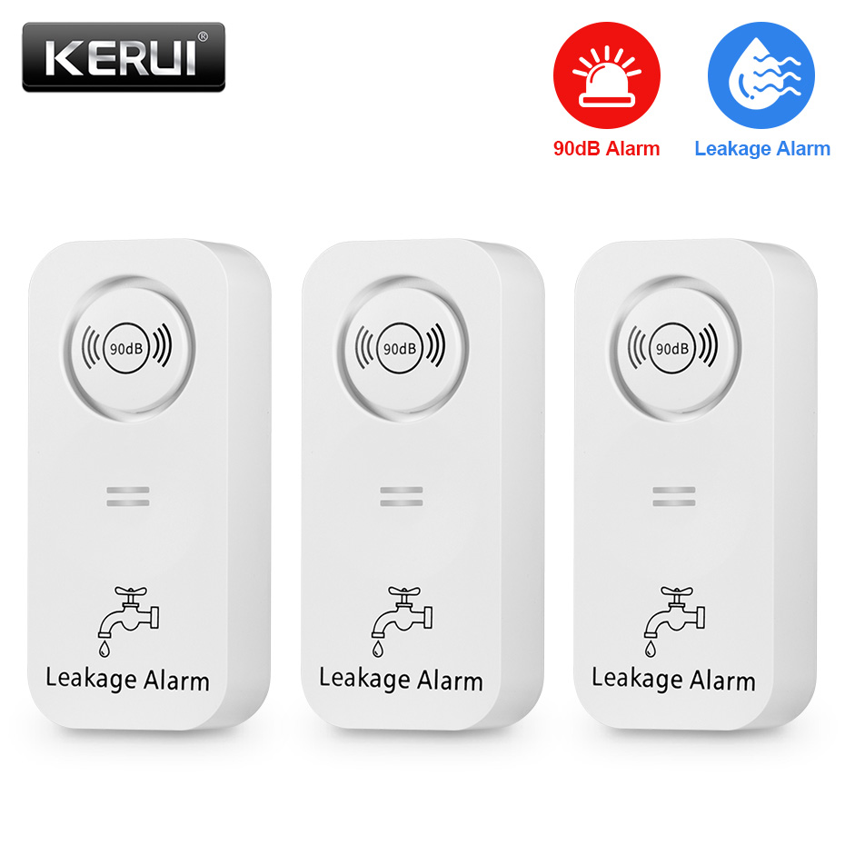 Water Alarm Sensor - KERUI Bezprzewodowy czujnik wody 90dB Alarm