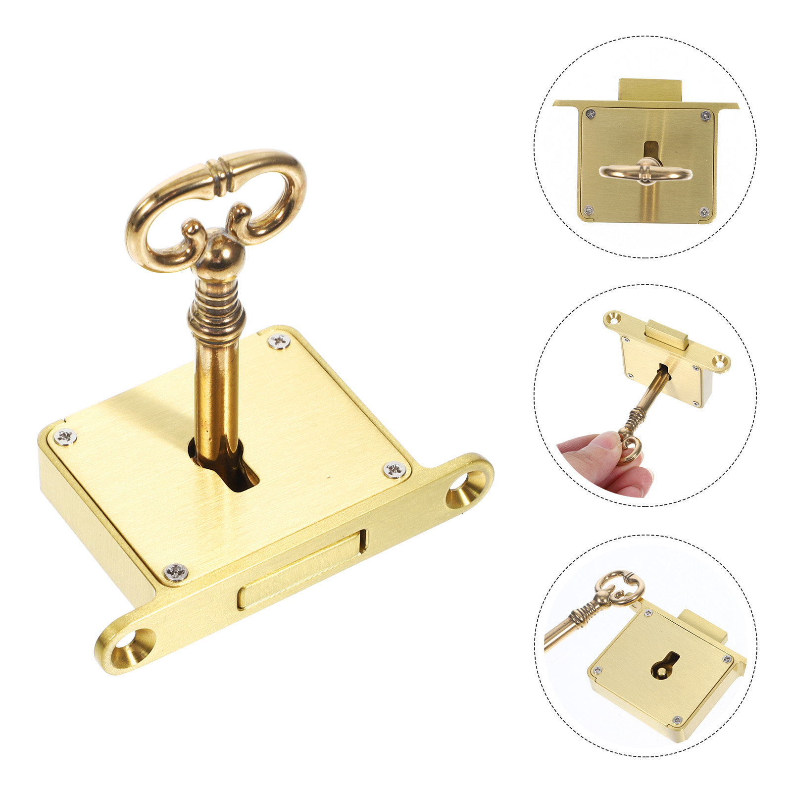 Lockbox Key Secure - 1 Zestaw Wytrzymałych Mosiężnych Zamków do
