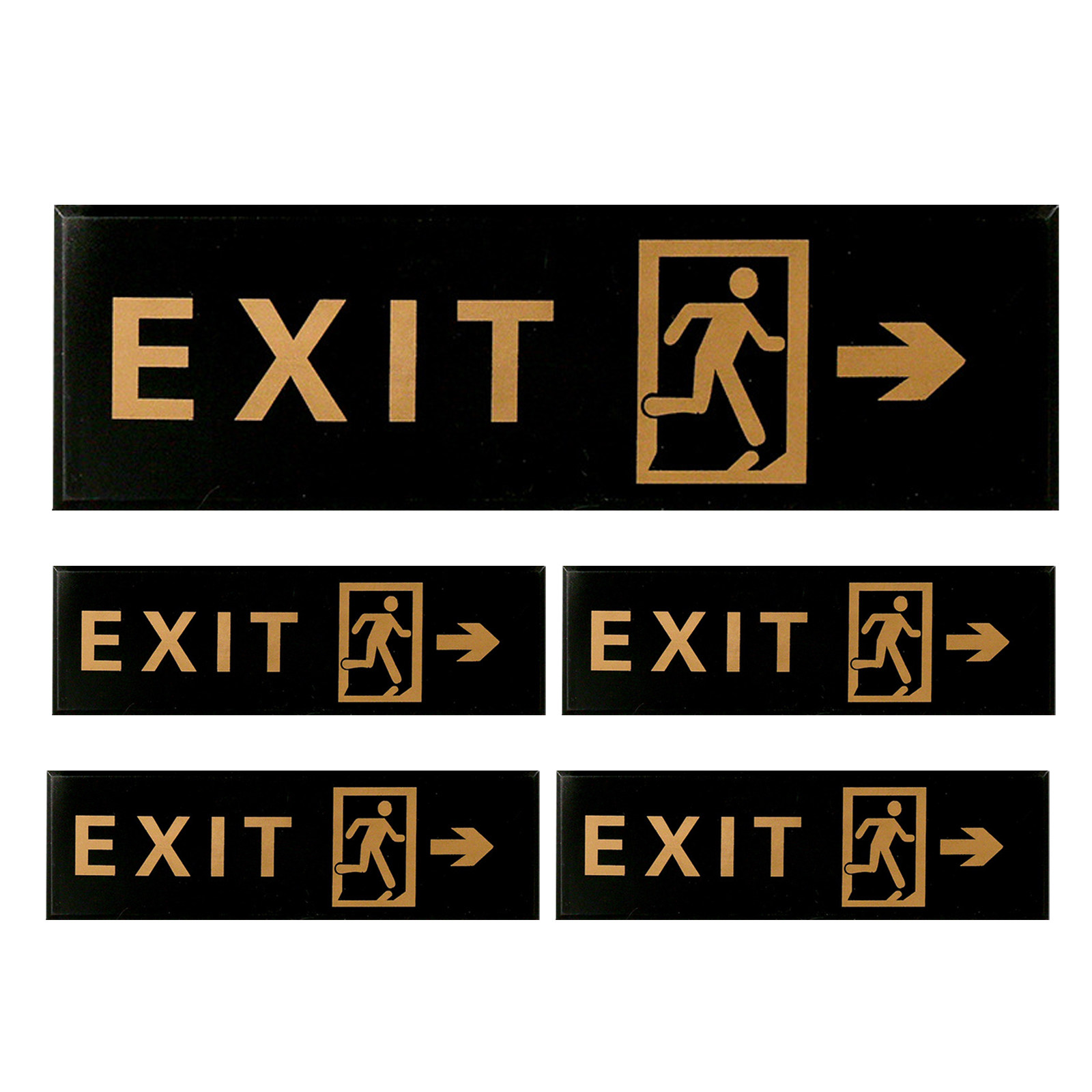 5 szt. Samoprzylepna akrylowa  – Emergency Exit Sign recenzja i cena