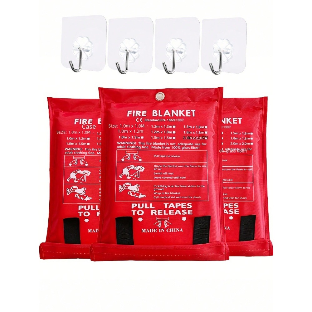 Koc przeciwpożarowy 100 x 100  – Fire Blanket Kitchen recenzja i cena