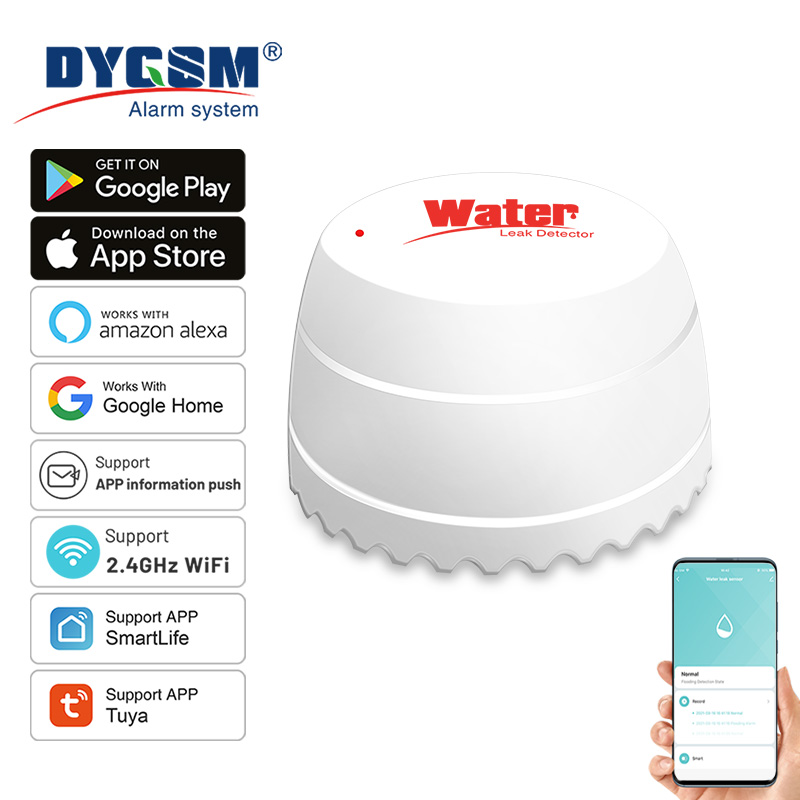 Tuya WiFi Detektor wycieku wod – Water Alarm Sensor recenzja i cena
