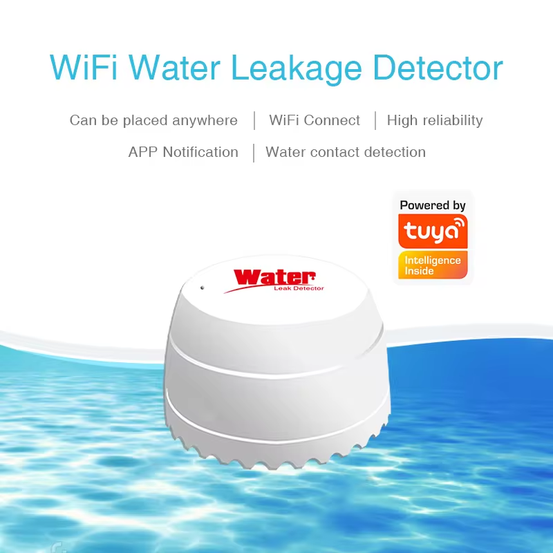 Tuya WiFi Detektor wycieku wod – Water Alarm Sensor recenzja i cena