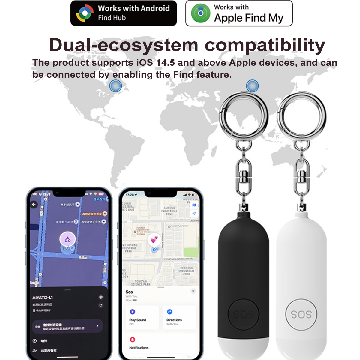 Alarm Samoobrony z Lampką LED, – Personal Alarm Keychain recenzja i cena