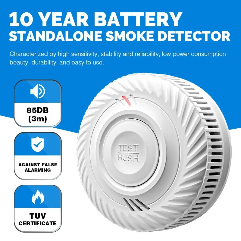 1 szt. Czujka dymu ostrzeżenie – Smoke Detector Interconnected recenzja i cena