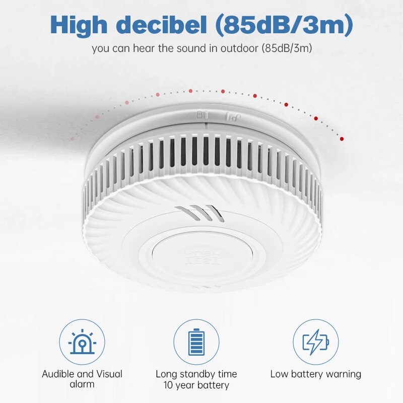 1 szt. Czujka dymu ostrzeżenie – Smoke Detector Interconnected recenzja i cena