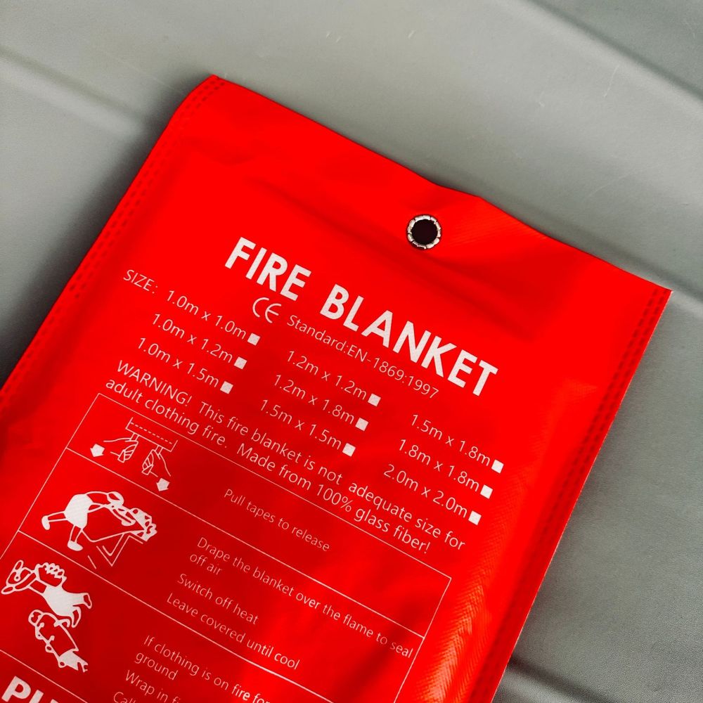 Koc przeciwpożarowy, osłona be – Fire Blanket Kitchen recenzja i cena