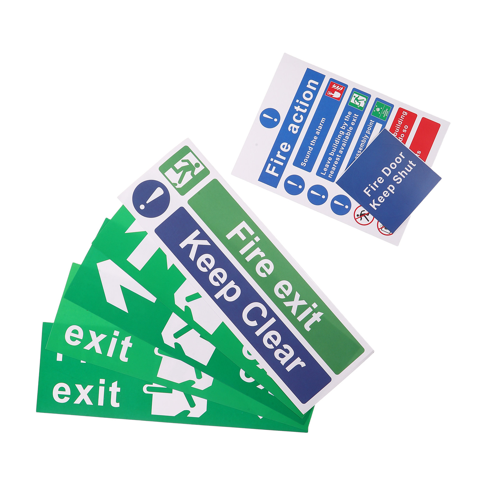 Zestaw 21 znaków ewakuacyjnych – Emergency Exit Sign recenzja i cena