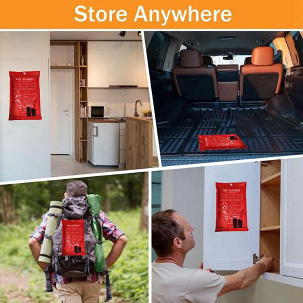 AED2-Koc przeciwpożarowy, koc  – Fire Blanket Kitchen recenzja i cena